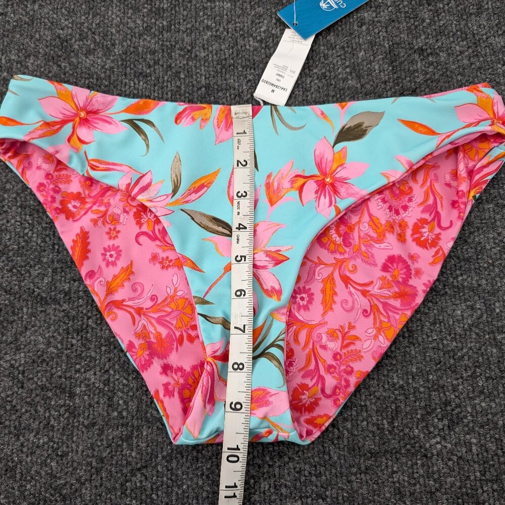 CUPSHE Bikini Bottom‎ M Multicolor Floral Swimwear - Picture 8 of 10
